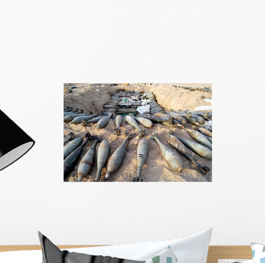Mortar Rounds Ammunition and Wall Decal