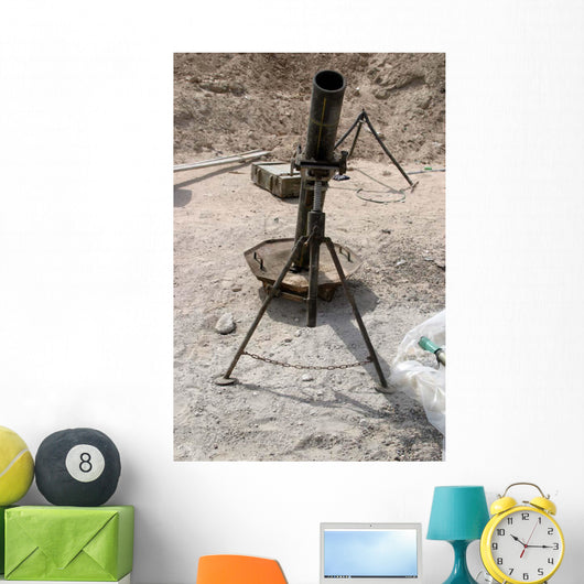 Mortar Tubes Wall Decal