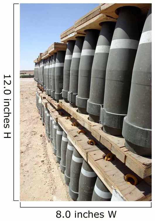 Rows Ammunition Are Stacked Wall Decal
