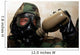 Marine Drinks Water from Wall Decal