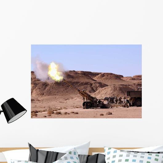 Flame and Smoke Emerge Wall Decal