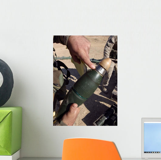 Squad Leader Points to Wall Decal