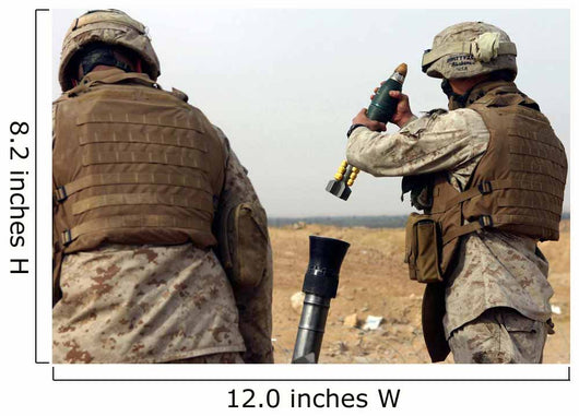 Marine Prepares to Drop Wall Decal