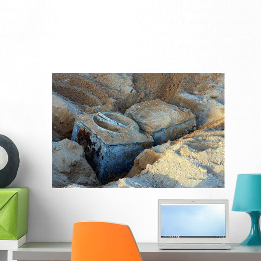 Two Box-type Devices Packed Wall Decal