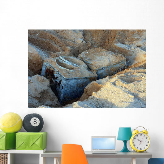 Two Box-type Devices Packed Wall Decal