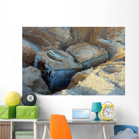 Two Box-type Devices Packed Wall Decal