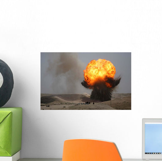 Controlled Demolition Damaged Ammunition Wall Decal