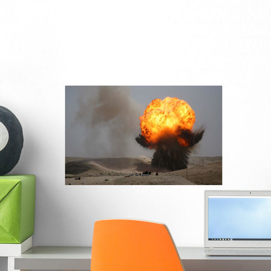 Controlled Demolition Damaged Ammunition Wall Decal