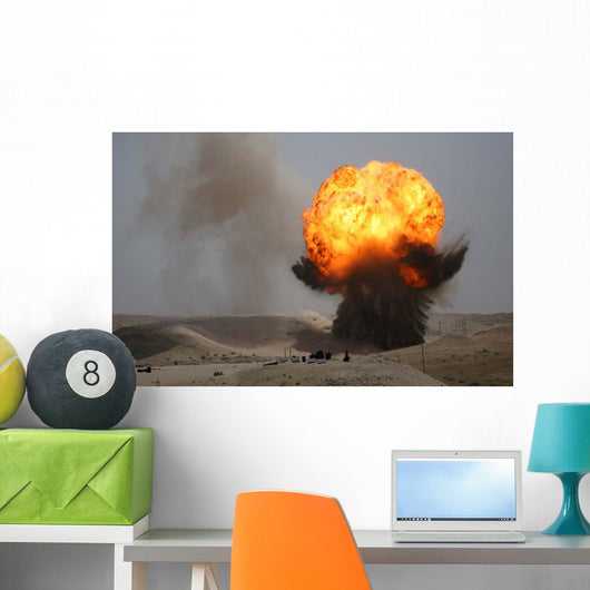 Controlled Demolition Damaged Ammunition Wall Decal