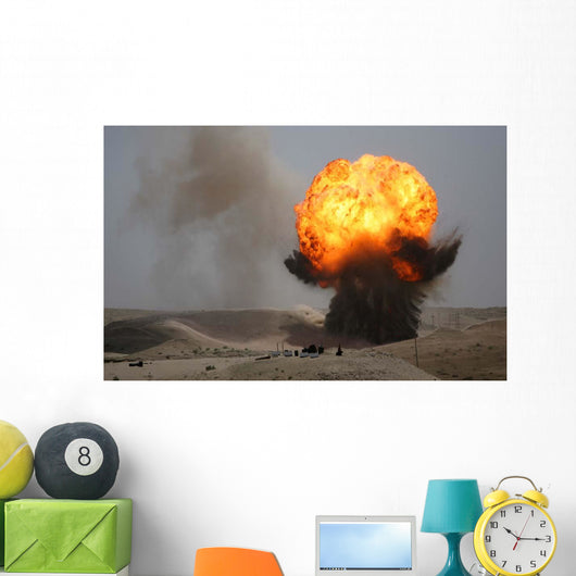 Controlled Demolition Damaged Ammunition Wall Decal