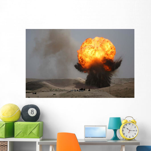Controlled Demolition Damaged Ammunition Wall Decal