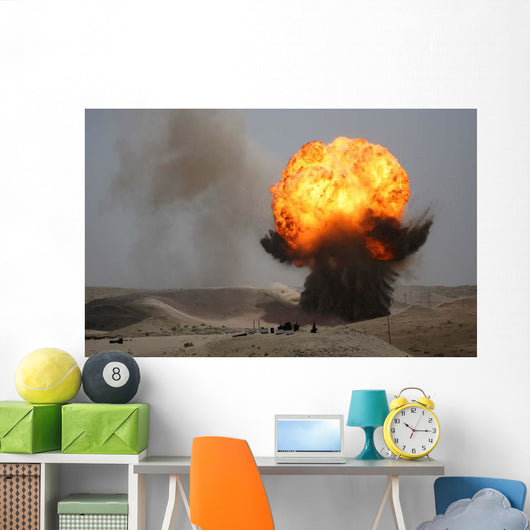 Controlled Demolition Damaged Ammunition Wall Decal