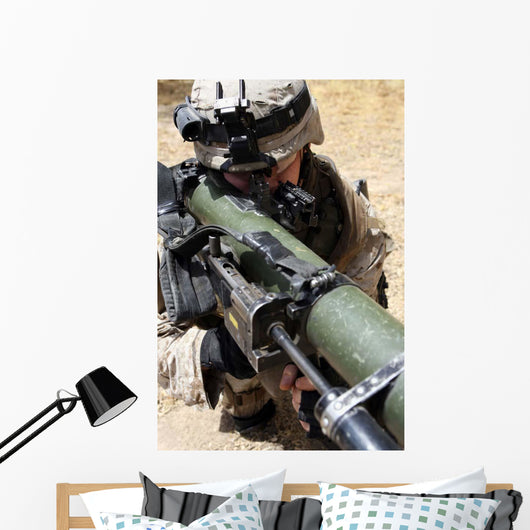 Assaultman Handles Shoulder-launched Multi-purpose Wall Decal