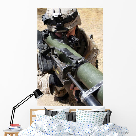 Assaultman Handles Shoulder-launched Multi-purpose Wall Decal