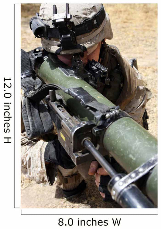 Assaultman Handles Shoulder-launched Multi-purpose Wall Decal