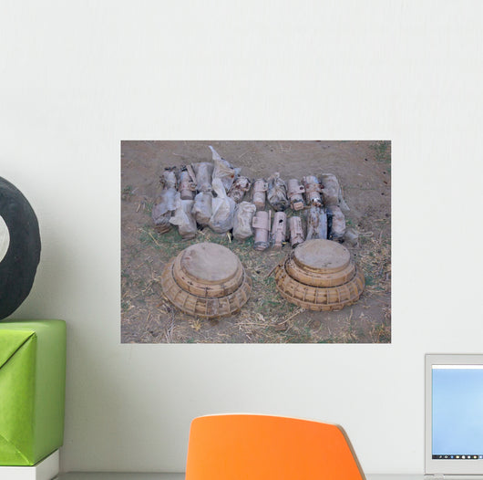 Mines and Grenades Wall Decal