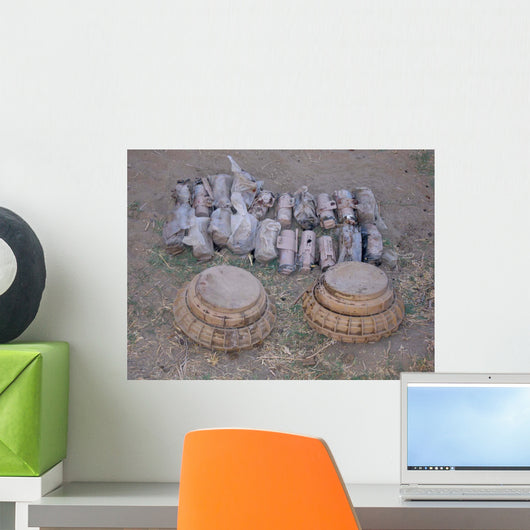 Mines and Grenades Wall Decal