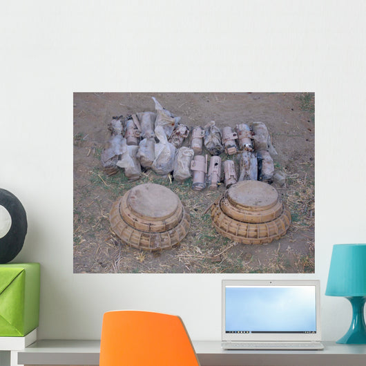 Mines and Grenades Wall Decal