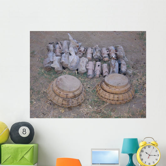 Mines and Grenades Wall Decal