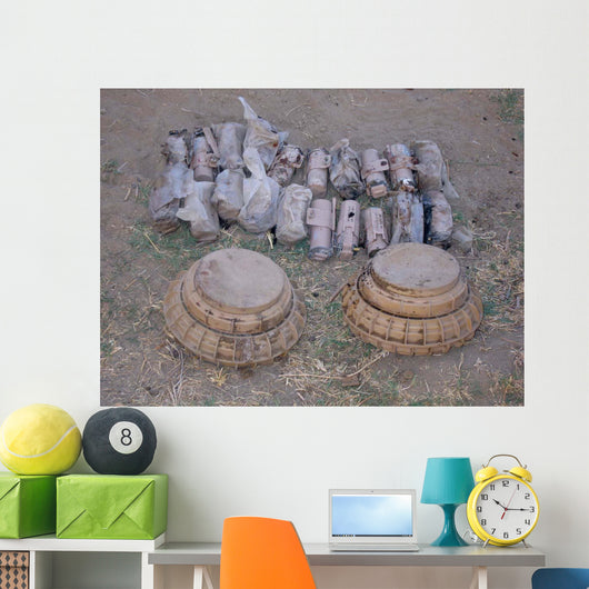 Mines and Grenades Wall Decal