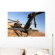 Soldiers Prepare Uh-60 Black Wall Decal
