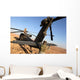 Soldiers Prepare Uh-60 Black Wall Decal