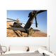 Soldiers Prepare Uh-60 Black Wall Decal