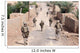 Marines Patrol Streets Iraq Wall Decal