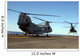 Ch-46e Sea Knight Helicopters Wall Decal