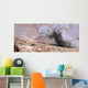Marines Perched atop Machine Wall Decal