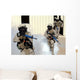 Marines Cross Danger Area Wall Decal