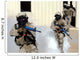Marines Cross Danger Area Wall Decal