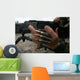 Marines Prepare M-240g Medium Wall Decal