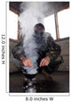 Marine Fills Gas Chamber Wall Decal