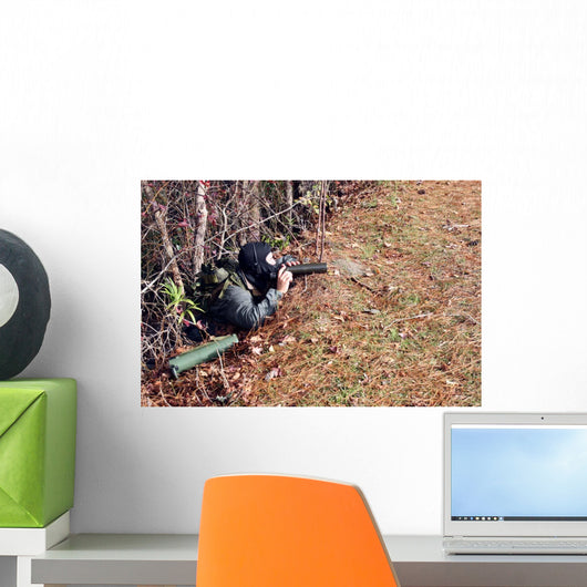 Marksman Observer Relays Intelligence Wall Decal