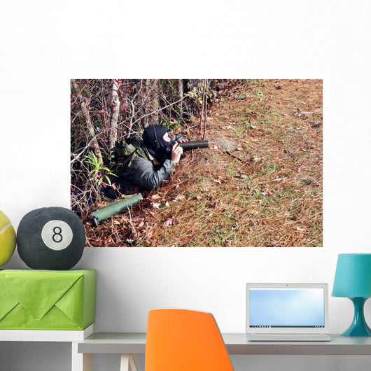 Marksman Observer Relays Intelligence Wall Decal
