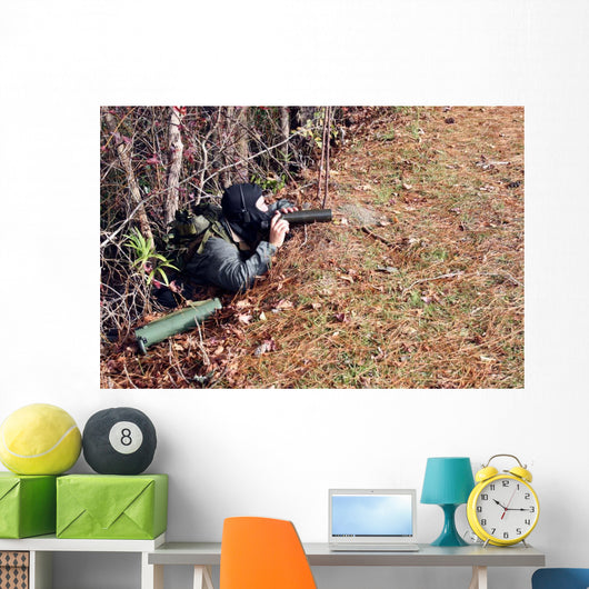 Marksman Observer Relays Intelligence Wall Decal
