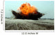 Explosion Erupts from Detonation Wall Decal