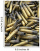 Residual Ammunition Casing Materials Wall Decal