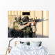 Infantry Scout Aims His Wall Decal