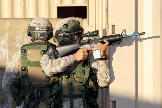 Infantry Scout Aims His Wall Decal
