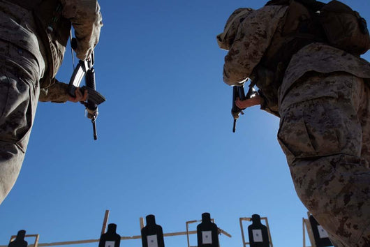 Marines Change Magazines Midst Wall Decal