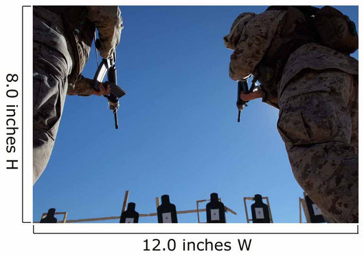 Marines Change Magazines Midst Wall Decal