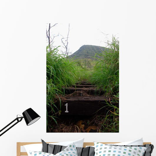 First Step Invites Hikers Wall Decal