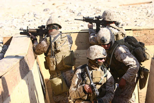 Team Recon Marines Assaults Wall Decal