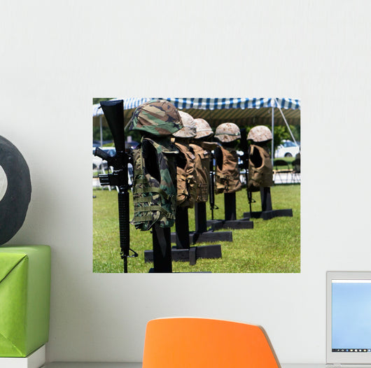 Memorials Flak Jackets and Wall Decal