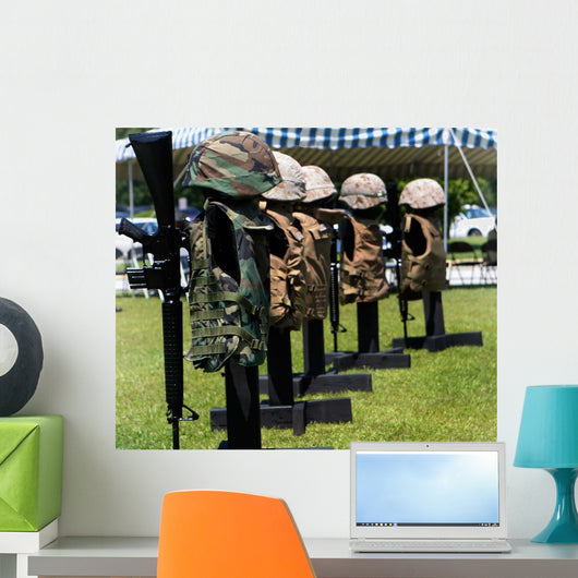 Memorials Flak Jackets and Wall Decal