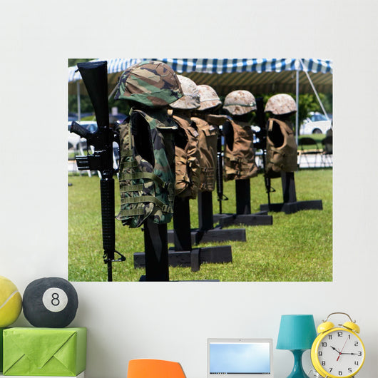 Memorials Flak Jackets and Wall Decal
