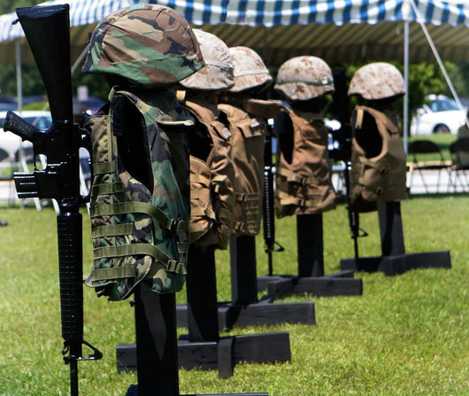 Memorials Flak Jackets and Wall Decal