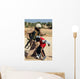 Soldier Plays Soccer with Wall Decal